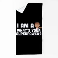 CafePress - Emoji Judge Superpower - Veliki пляжное ručnik, lagano ručnikom veličine 30 x 60 cm s jedinstvenim