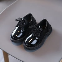 Cipele za malu djecu; ljetne Ležerne cipele za slatke djevojčice; jednobojne cipele Na vezanje s okruglim nožnim