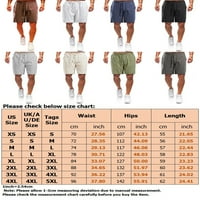 Muške kratke bermudske hlače, obične hlače, ljetne kratke hlače ravnih nogavica, muške Ležerne mini hlače, svijetlo