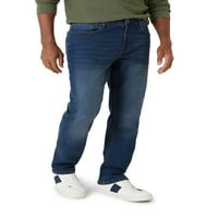 Udobne muške hlače od rastezljivog trapera ravnog kroja-veličine do 52