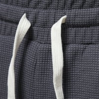 Muške kratke hlače muške sportske Ležerne kratke hlače s elastičnim pojasom na vezanje, Vanjska odjeća europske