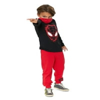 Majica Spider-Man za dječake s maskom i joggerima, set od 2 komada, veličine 4-10