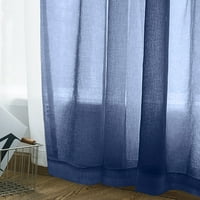Prozirne zavjese za dnevni boravak zavjese za prozore za spavaću sobu prozirne zavjese za veo u tamnoplavoj boji