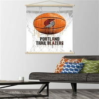 Portland Trail Blazers - zidni plakat za košarku s magnetskim okvirom, 22.375 34