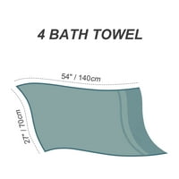 Jedinstvene ponude ručnik za kupanje u apsorbiranju pamuka 27 x54 sakse plava
