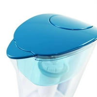 Velika vrijednost bacača s 10-čašicama, plava, BPA-Free, Brita kompatibilna, 2.5 Hx2.5 Wx4.8 D