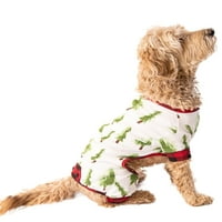 Fritule za pse, jednodijelni džemper za pse, odgovarajuća obiteljska pidžama za pse, zimzelena deka, praznik,