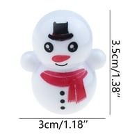 WioiHee Clearance Sale Novelty Christmas White Snowman Tumbler Capsule Toy Božićni poklon