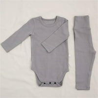 Odjeća za novorođene dječake kompletna dječja trenirka za djevojčice i dječake jesenske jednobojne pamučne hlače