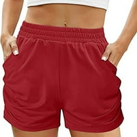 Ženske sportske kratke hlače Plus veličina joga kratke hlače za vježbanje za žene sportski biciklisti Joggers