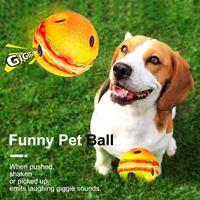 Interaktivna hihotajuća lopta igračka za pse, Ljuljajuća smiješna Lopta za kućne ljubimce, igra žvakanja, smotana,