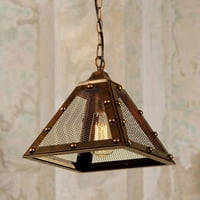 Skladište Tiffany Torby 1-svjetla od bakrene svjetiljke od bakra s zaslonom sjene