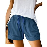 Kali_store trening kratke hlače ženske ženske kratke hlače s visokim strukom elastične casual ljetne kratke hlače