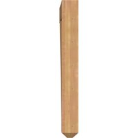 Ekena Millwork 1 2 W 34 D 46 H Balboa Craftsman glatki nosač, zapadni crveni cedar