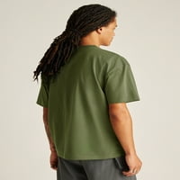 Muške majice s kratkim rukavima i kratkim rukavima s džepovima širokog kroja, veličine do 3 inča