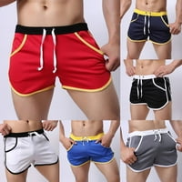 Muški atletski trening kratke hlače za izgradnju tijela trening fitness trčanje sportske hlače tamno siva