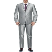 Muški klasični fit odijelo s dva gumba jednostruka haljina odijela Business casual muške odijela