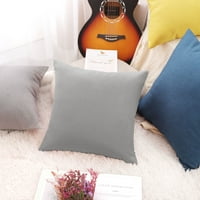 Jedinstveni prijedlozi čvrste vodootporne ukrasne jastučnice za jastuke siva 18 18
