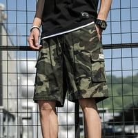 Timegard muški teretni kratke hlače ljeto na otvorenom casual kamuflage kombinezoni plus veličina sportskih jogging