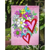 $ 1040 $ buket prave ljubavi, Zastava Za Valentinovo, veličina vrta mala, višebojna