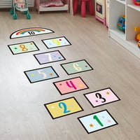 Digitalno skakanje rešetke Dječje igre podne naljepnice predškolsko obrazovanje kreativno vrtić u zatvorenom naljepnicama