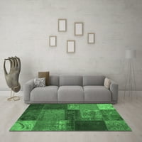 Pravokutne prostirke za unutarnje prostore smaragdno zelene boje, 4' 6'