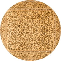 Tradicionalne pravokutne perzijske prostirke u narančastoj boji tvrtke za unutarnje prostore, 8 '12'