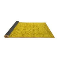Ahgly Company Unutarnji kvadratni Sažetak žutih prostirki za suvremene površine, 5 'Trg