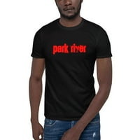3xl Park River Cali Style Style Short Sheave Pamuk majica prema nedefiniranim darovima