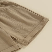 Ljetna odjeća za dječake iz A-liste, košulja s kratkim rukavima s kratkim rukavima + kratke hlače s džepom