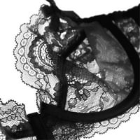 Ženski demi-sezonski čipkasti grudnjak bez podstava, prozirni seksi grudnjaci
