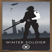 Comics Comics-Zimski vojnik-minimalistički zidni poster, 14.725 22.375