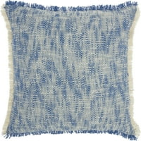 Teksturirani plavi jastuk za bacanje 9020