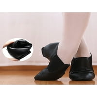 Jazz cipele za djevojčice od 11,5 inča prozračne natikače s okruglim nožnim prstima rastezljive mekane plesne