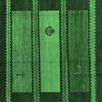 Ahgly Company Unutarnji kvadrat Sažetak Smaragdno zeleno prostirke moderne površine, 5 'Trg