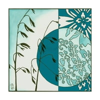 Zaštitni znak likovna umjetnost 'Kimono Garden III' platno umjetnost Megan Meagher
