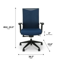 Stolna stolica od mrežaste tkanine komercijalne klase, uredska stolica u tamnoplavoj boji