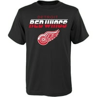 Majica za mlade crne Detroit Red Wings