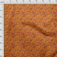 Oneoone Georgette viskoza narančasta tkanina batik haljina materijal tkanina tkanina tkanina tkanina po dvorištu