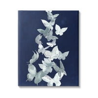 Apstraktni leptiri, roj životinja i insekata Galerija slika na omotanom platnu tiskana zidna umjetnost