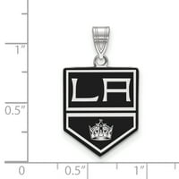 Logoart NHL Los Angeles Kings Sterling Silver Veliki privjesak