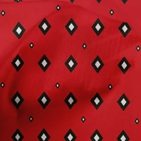 Jednobojna pamučna tkanina od Batista u crvenoj boji, blok tkanina za šivanje, tiskana zanatska tkanina širine