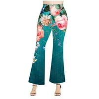 Ženske ljetne modne Palazzo hlače širokih nogavica od A-liste, široke Ležerne hlače s printom, udobne elastične