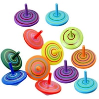 Drvena žiroskopska igračka za malu djecu koja razvija vještine ravnoteže i koordinacije