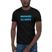 Blue Manager Alliance Short Sheave Pamuk majica prema nedefiniranim darovima