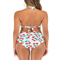 Ženski kupaći kostimi za plivanje u kupaćim kostimima s cvjetnim printom, dva kupaća kostima, morski kupaći kostimi,