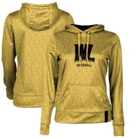 Ženski zlatni West Liberty Hilltoppers bejzbol pulover hoodie