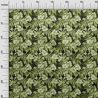 Oneone pamuk kambric svijetlo zelena tkanina tropska cvjetna haljina materijal tkanina tkanina tkanina tkanina