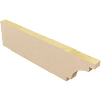 Ekena Millwork 2 W 8 H 32 l Mediteranski drveni zglob rep Timbertane Rafter, primed tan