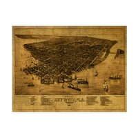Red Atlas dizajnira 'Key West 1884' platno umjetnost